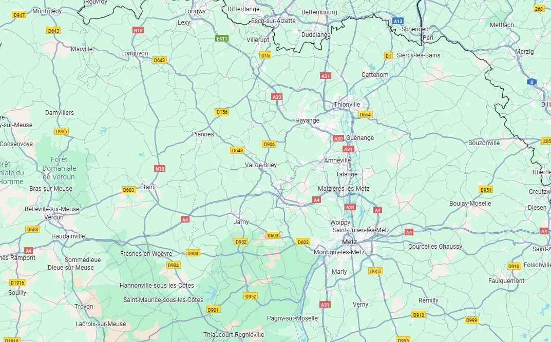 Zones d'intervention